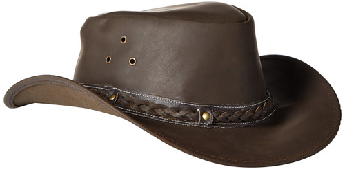   Conner Hats Down Under Leather Hat