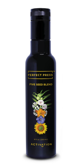   Activation Products, Perfect Press, Five Seed Oil Blend, Sunflower s...Seed, and Pumpkin Seed, Omega 3-6-9, Vegan & Organic. 250 milliliter