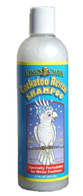   KING'S CAGES COCKATOO RENEW SHAMPOO 17oz parrot macaw bird cage bath