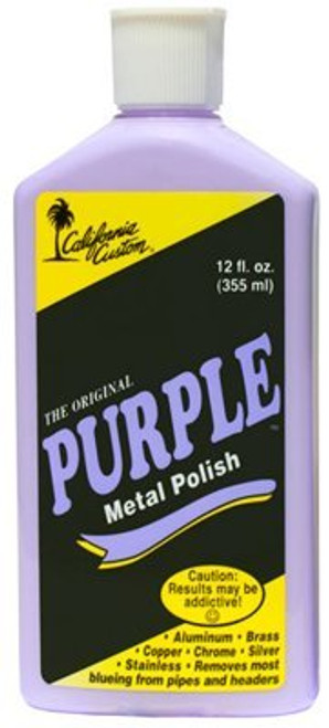   California Custom Purple Metal Polish 12 oz