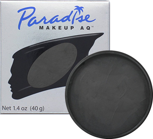   Mehron Makeup Paradise Makeup AQ Face & Body Paint (1.4 oz) (Black)