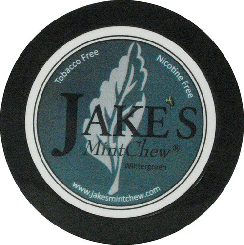 Jake's Mint Chew - Wintergreen 1.2 oz - Tobacco & Nicotine Free! - 5 PACK
