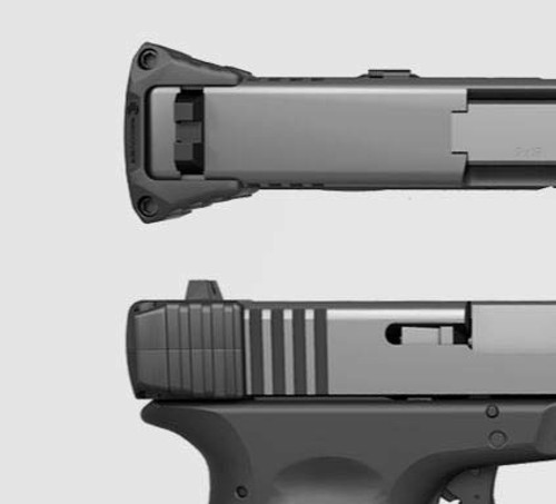 ReCover Tactical Slide Rack Assist for Glock and Shield 17/19/22/23/24/35/36/43 Smith and Wesson Shield 9mm SW40 - No Modifications To Your Pistol Required - Get Extra Grip While Racking The Slide
