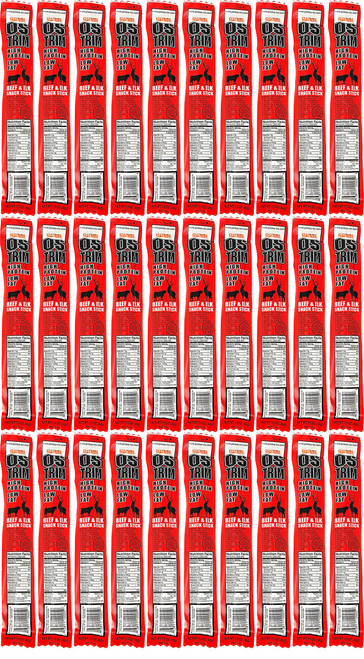 Ostrim Habanero Beef & Elk Snack Stick 1.5 oz Pack of 30
