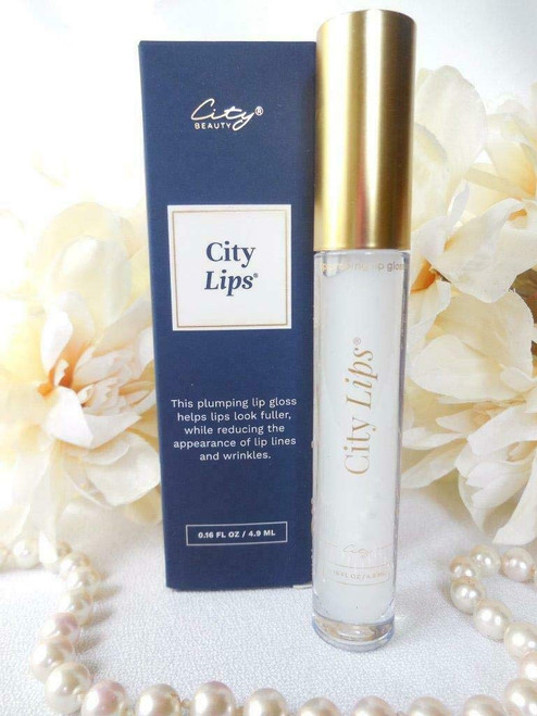 City Lips Clear Lip Plumping Lip Gloss Treatment .16 FL OZ 4.9 ML