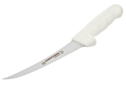 Dexter Russell S131F-6PCP 6" Sani-Safe Boning Knife w/ Polypropylene White Handle, Carbon Steel