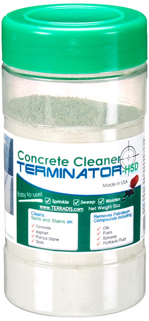 Terminator-HSD Eco-Friendly Bio-Remediates and Removes Oil & Grease Stains on Concrete and Asphalt Driveways, Garages, Pavers, Patios, Parking Lots, Streets and Warehouses(10 Oz)