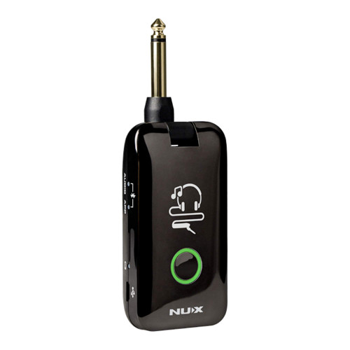 Nux Mighty Plug MP-2 Guitar and Bass Modeling Headphone Amplug with Bluetooth,13 Amplifier Models,20 IR,19 Variety of Effects