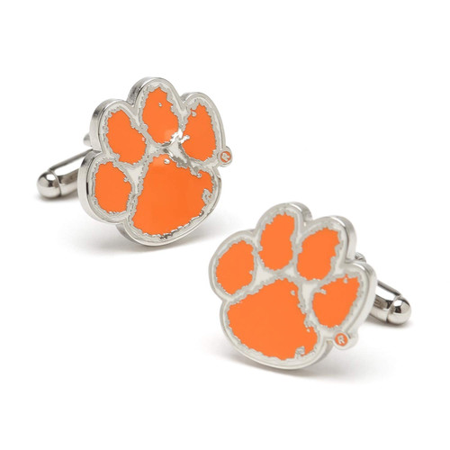 NCAA Clemson University Tigers Cufflinks, Officially Licensed