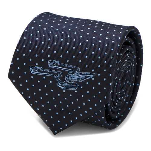 CufflinksInc Enterprise Dot Blue Men's  Tie