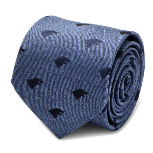Stark Geometric  Sword  Blue Men's Tie