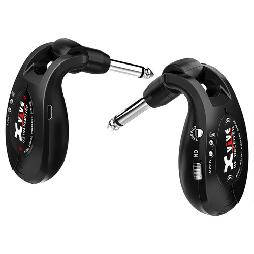 Xvive U2 rechargeable 2.4GHZ Wireless Guitar System | Digital Guitar Transmitter Receiver bundled with Instructions manual