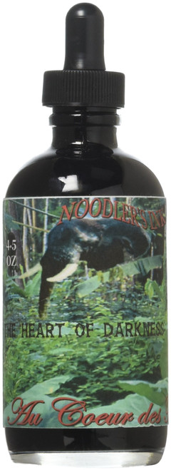 Noodler's Black Ink for Writing with Fountain Pens, Heart of Darkness 4.5oz