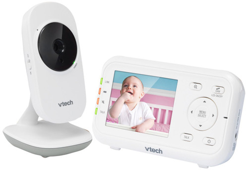 VTech VM3252 2.8â Digital Video Baby Monitor with Full-Color and Automatic Night Vision, White