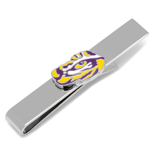NCAA LSU Tiger's Eye Tie Bar,  Officially Licensed NCAA LSU Tiger's Eye Tie Bar,  Officially Licensed