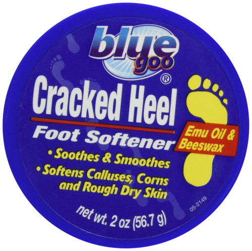 Blue Goo Cracked Heel Skin Softener with Emu Oil and Beeswax (Pack of 2)
