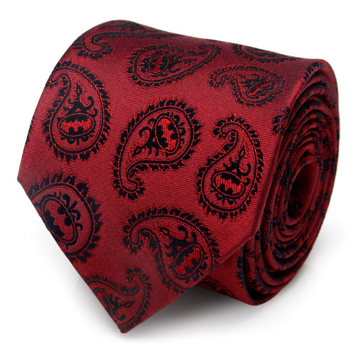 Red Batman  Paisley Tie