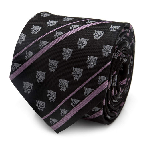 Black Panther Stripe  Black Tie