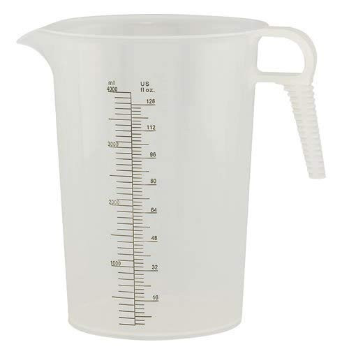Verified Exchange 128 oz. Accu-Pour PP Measuring Pitcher