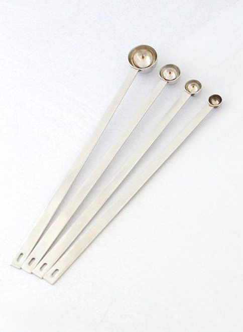 Libertyware Long Handle Stainless Steel Measuring Spoons (Set of 4)