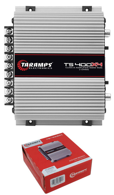  Taramps TS400X4 Full Range 2 Ohm 4 Channel 400W Class D Car Audio Amplifier