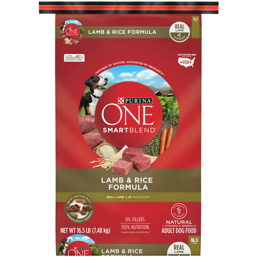 Purina ONE SmartBlend Natural Adult Lamb Dry Dog Food