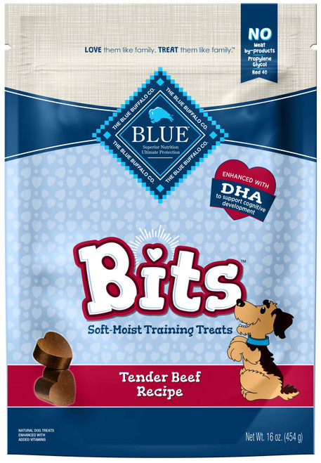 Blue Buffalo BLUE Bits Natural Soft-Moist Training Dog Treats