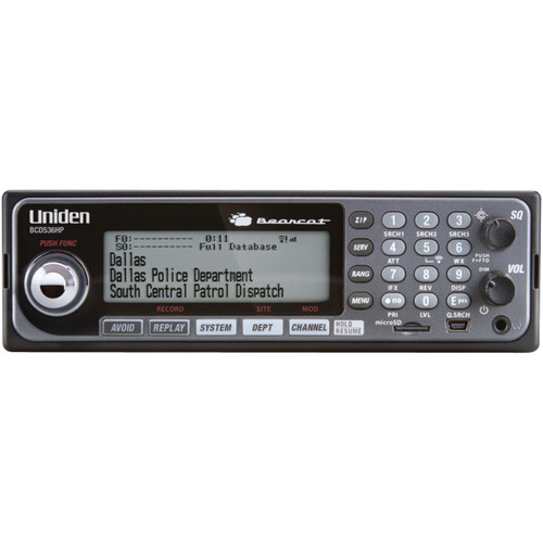 Uniden BCD536HP HomePatrol Series Digital Phase 2 Base/Mobile Scanner w/ HPDB and Wi-Fi, Simple Programming, TrunkTracker V, S.A.M.E. Emergency/Weather Alert Covers USA and Canada.
