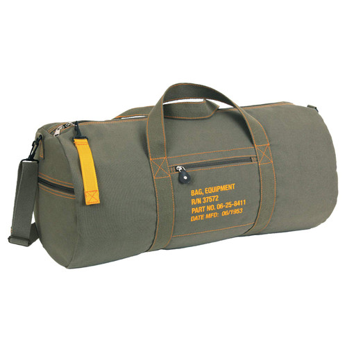 Rothco Canvas Equipment Bag -  24 Inches, Olive Drab