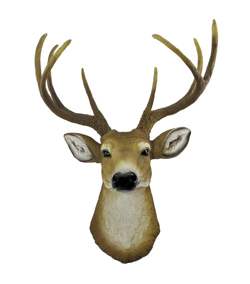 DWK "The Duke" Wall Mounted Faux Dear Head | Wall Art for your Home | Animal Rustic Home Décor | Dear Hunting Decorations | Taxidermy Wall Mount -  22.5" DWK "The Duke" Wall Mounted Faux Dear Head | Wall Art for your Home | Animal Rustic Home Décor | Dear Hunting Decorations | Taxidermy Wall Mount -  22.5"