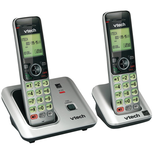 VTECH CS6619-2 DECT 6.0 CORDLESS PHONE W/ 2 HANDSETS (80-8612-00)