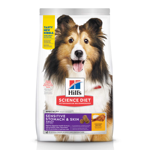 Hill's Science Diet Dry Dog Food, Adult, Sensitive Stomach & Skin Recipes