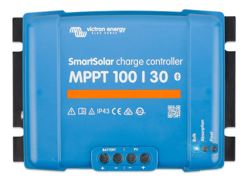  Victron Energy SmartSolar MPPT 100V 30 amp 12/24-Volt Solar Charge Controller, Bluetooth