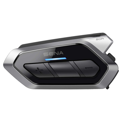 SENA 50R-01 50R Single Low Profile Motorcycle Bluetooth Headset Communication System w/ Mesh Intercom