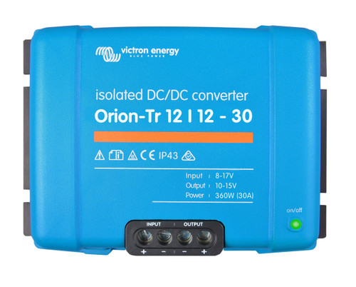  Victron Energy Orion-Tr Smart 12/12-Volt 30 amp 360-Watt DC-DC Charger, Isolated with Bluetooth