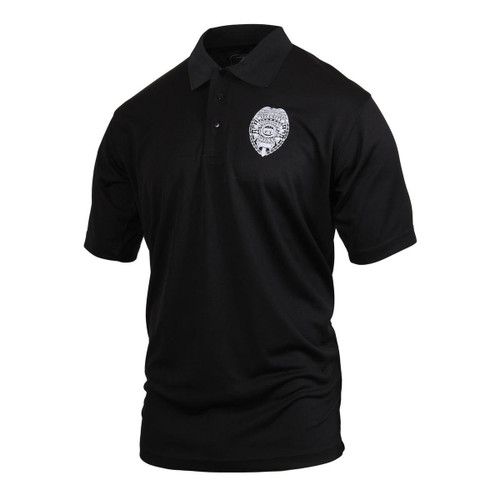Rothco Moisture Wicking Security Polo Shirt With Badge - 2XL