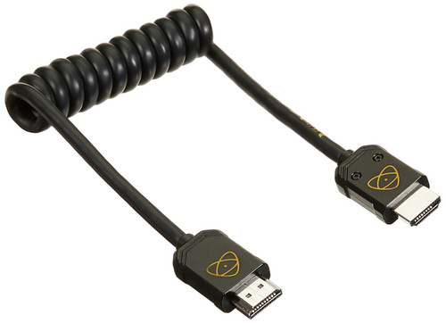 Atomos HDMI Full to HDMI Full Coiled Cable, 30cm/12" Coiled - 60cm/24" Extended