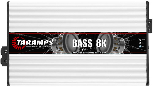 Taramps 900745 - Class D BASS 8K 8000 Watt RMS 1 Ohm Automotive Sound Systems Mono Full Range Speaker Amplifier with Built In Thermal Protection