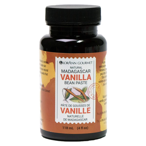 LorAnn Madagascar Vanilla Bean Paste, 4 ounce