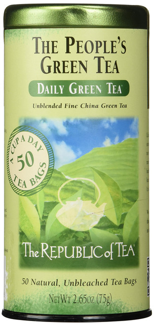 The Republic of Tea, The Peoples Green Tea, 50-Count