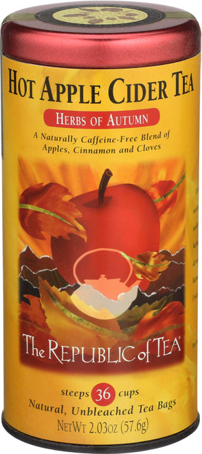 The Republic of Tea, Hot Apple Cider Tea, 36-Count