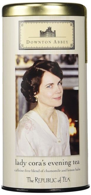 The Republic of Tea Downton Abbey Lady Cora's Evening Herbal Tea, 36 Tea Bags, Gourmet Chamomile Tea