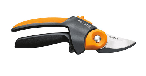 Fiskars 392791-1001 n/aa PowerGear2 Softgrip Pruner | Black/Orange