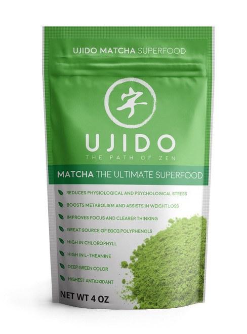 Ujido Japanese Matcha Green Tea Powder - Ceremonial Blend (4 oz)