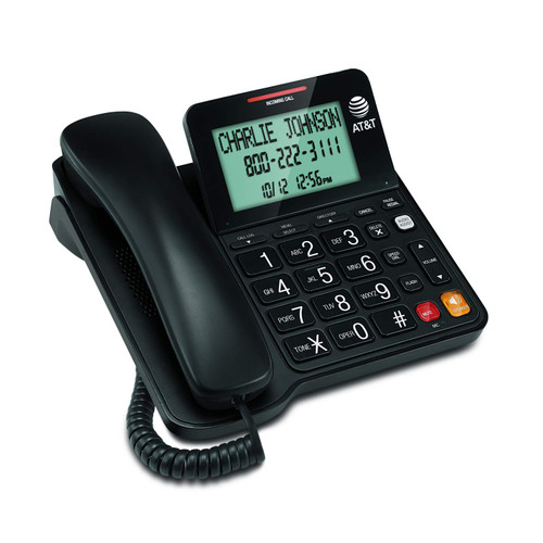 AT&T CL2940 Corded Phone with Caller ID/Call waiting, Speakerphone, XL Tilt Display, XL Buttons and Audio Assist Volume Boost
