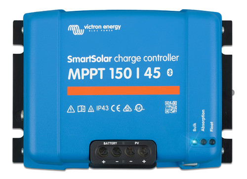 Victron Energy SmartSolar MPPT Tr 150V 45 amp 12/24/36/48-Volt Solar Charge Controller | Bluetooth