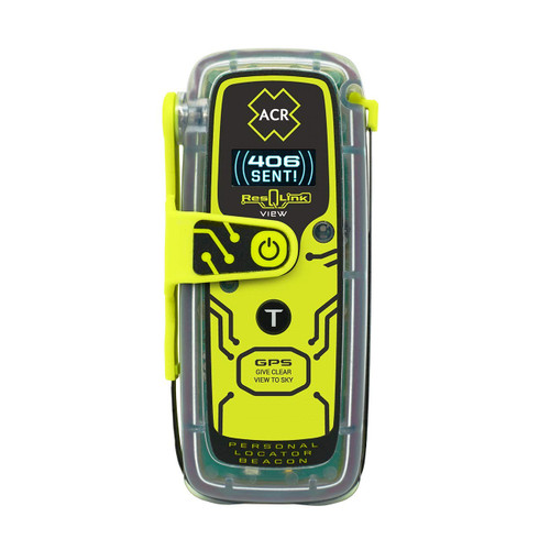 ACR ResQLink View, Buoyant Personal Locator Beacon with GPS for Hiking, Boating & All Outdoor Adventures (Model PLB 425) ACR 2922