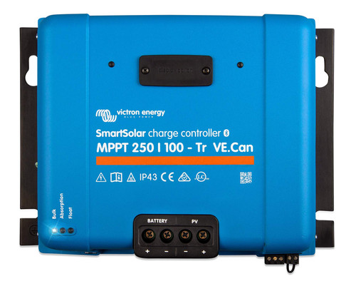 Victron Energy SmartSolar MPPT TR VE.Can 250V 100amp 12/24/36/48-Volt Solar Charge Controller - Bluetooth