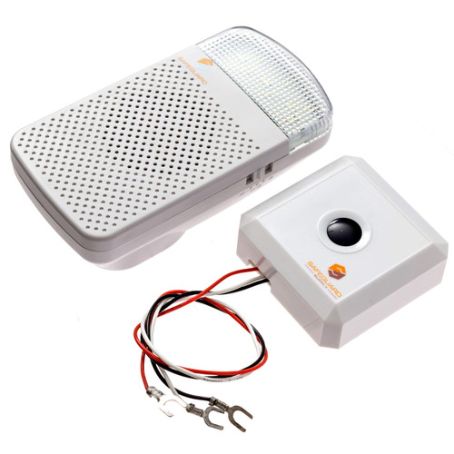 Safeguard Supply Wireless Doorbell Extender & Flash Receiver, White