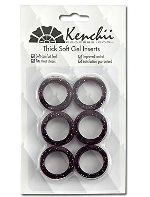Kenchii Extra Soft Premium Quality Shear Finger Ring Inserts Black KEFIB-BLACK